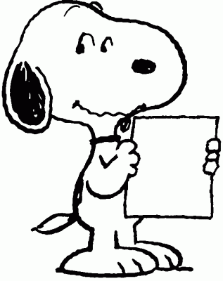 Snoopy-coloring-pages
